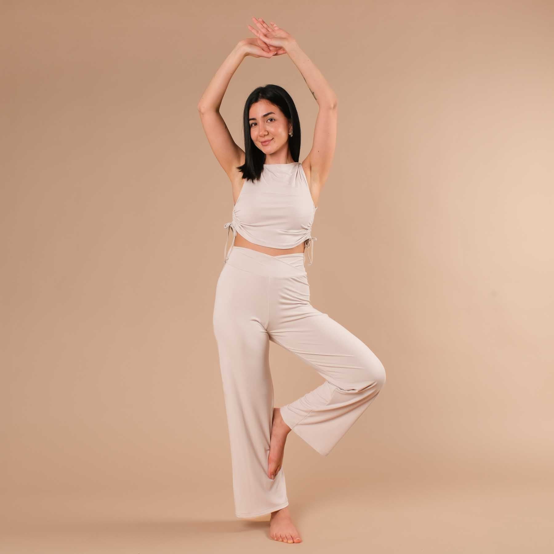 Yoga Crop Top Luna sable