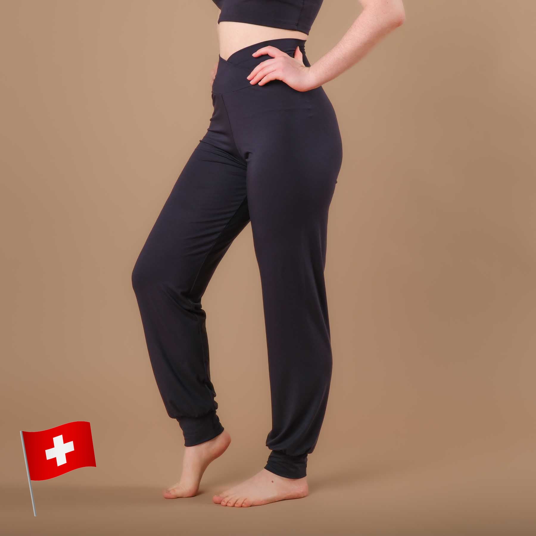 Pantalon de yoga Viki décontracté navy