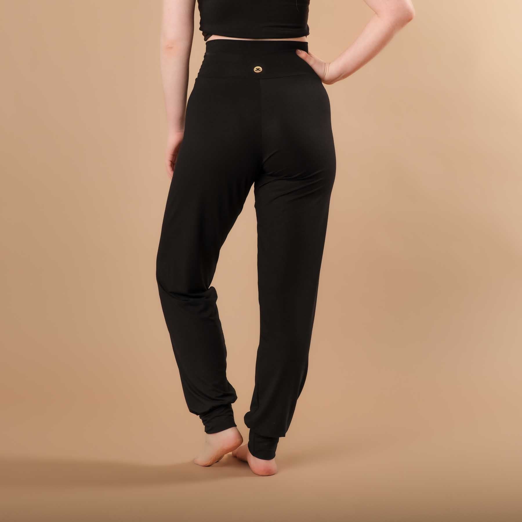 Pantalon de yoga Viki décontracté noir