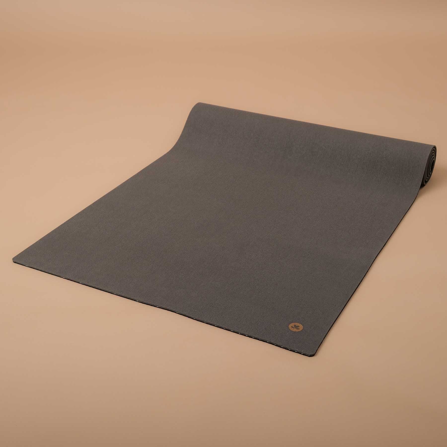 Tapis de yoga EcoGrip caoutchouc naturel FSC anthracite