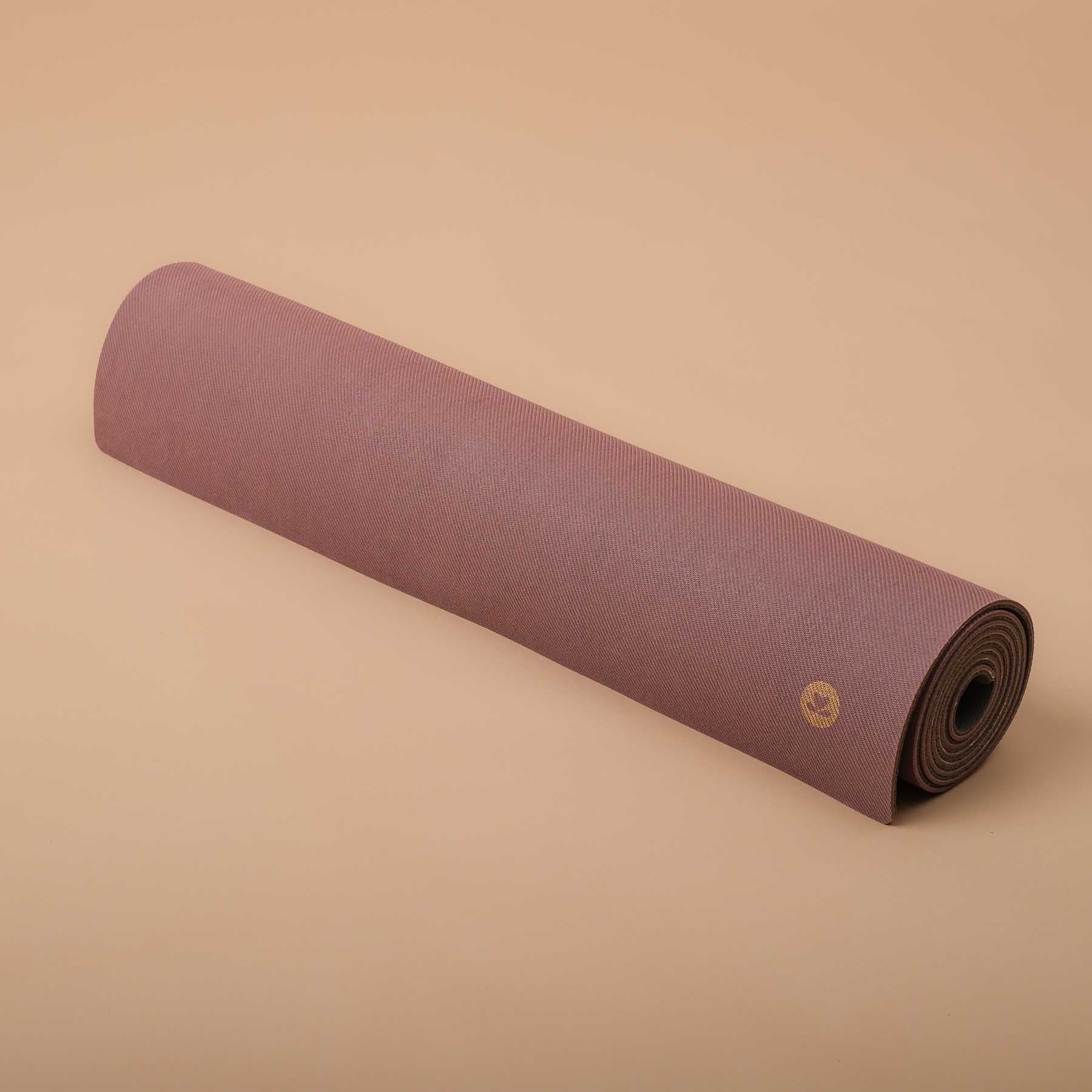 Tapis de yoga EcoGrip caoutchouc naturel FSC aubergine