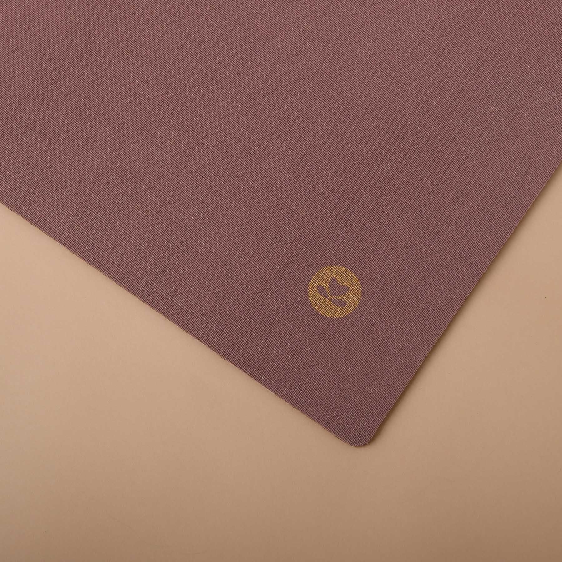 Tapis de yoga EcoGrip caoutchouc naturel FSC aubergine