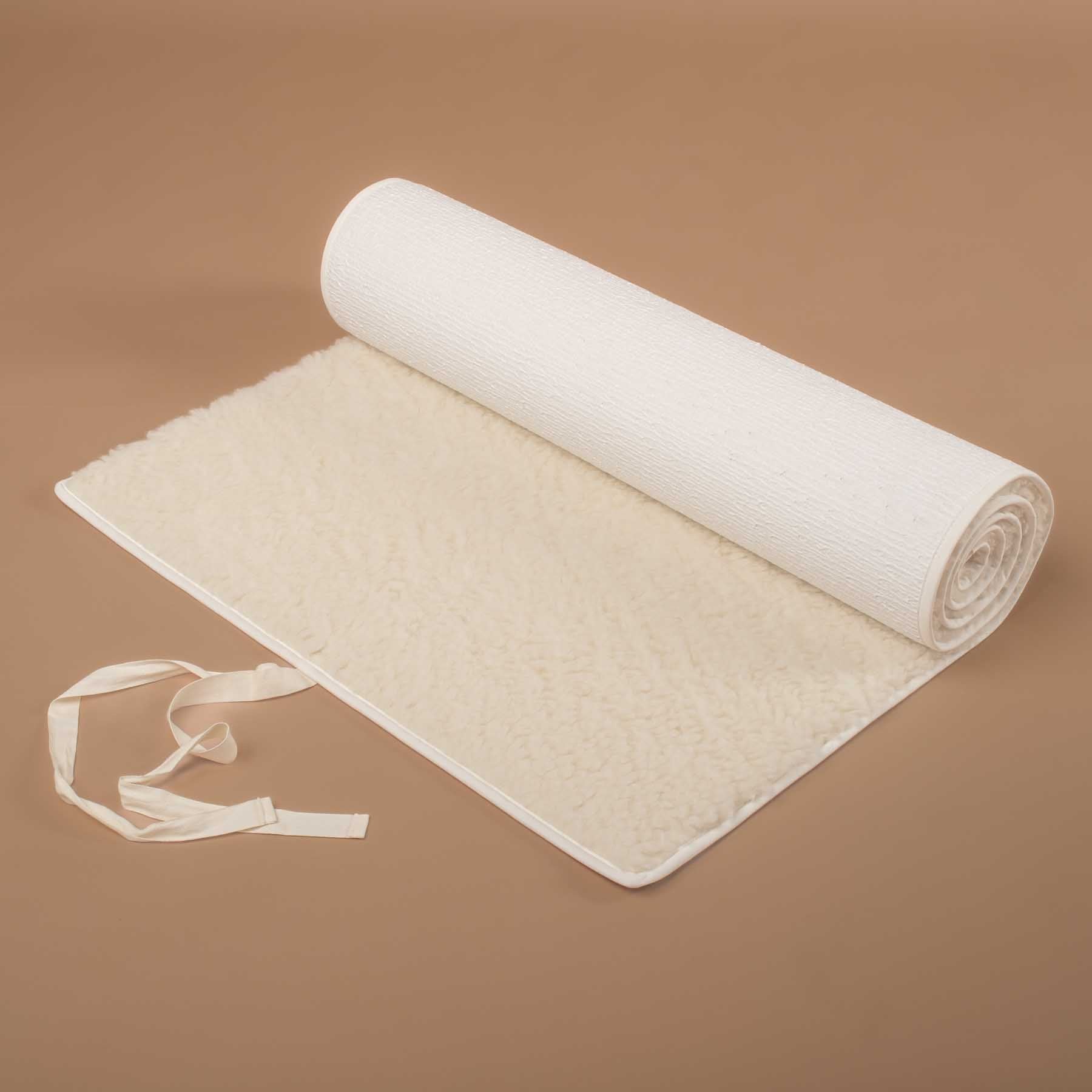 Tapis de yoga en laine vierge Premium