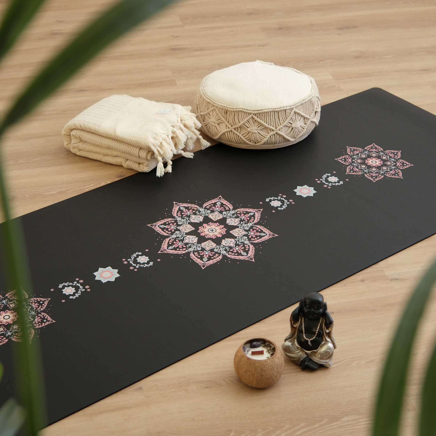 Tapis de yoga SuperGrip 2.0 Marrakech noir