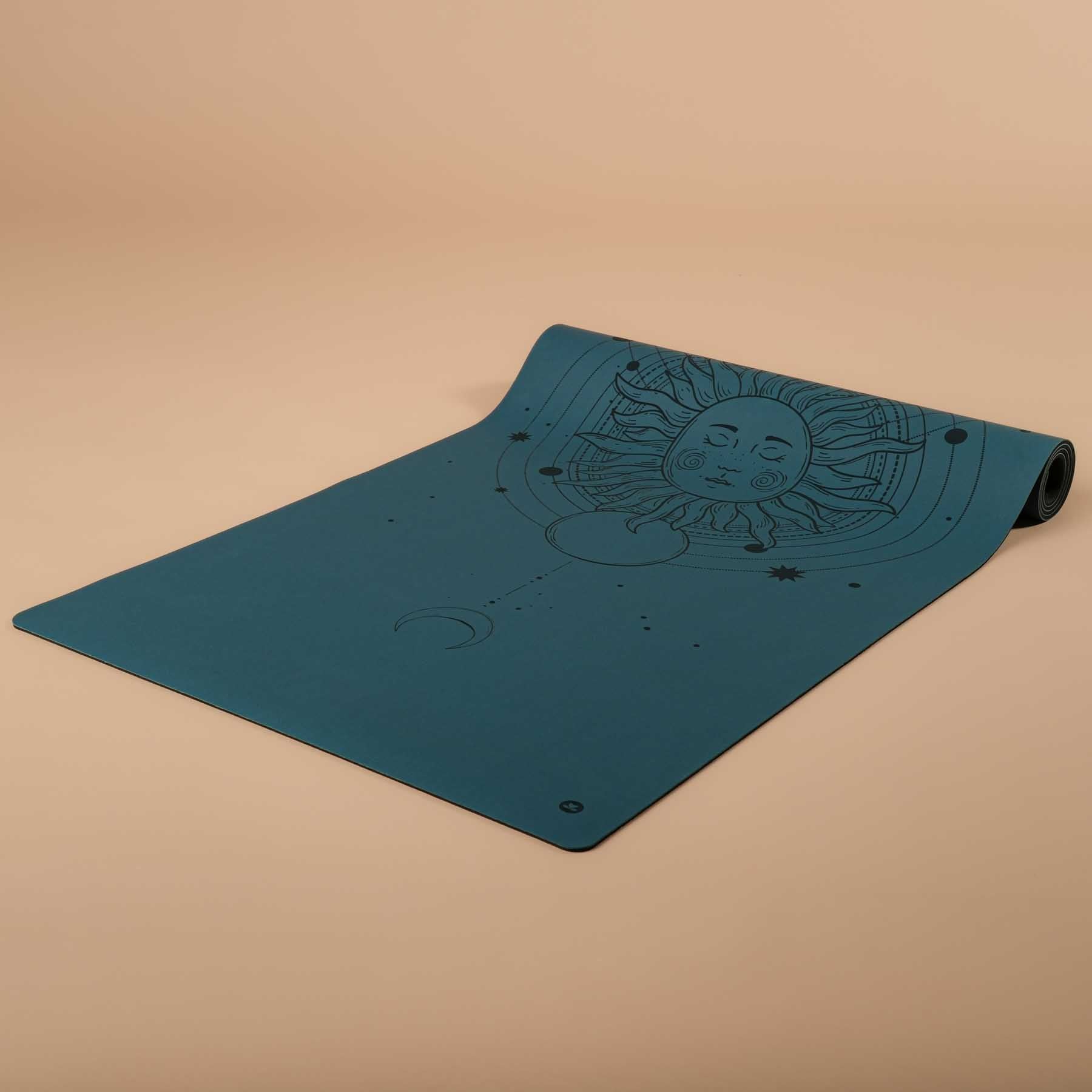 Tapis de yoga SuperGrip 2.0 Cosmos antidérapant petrol