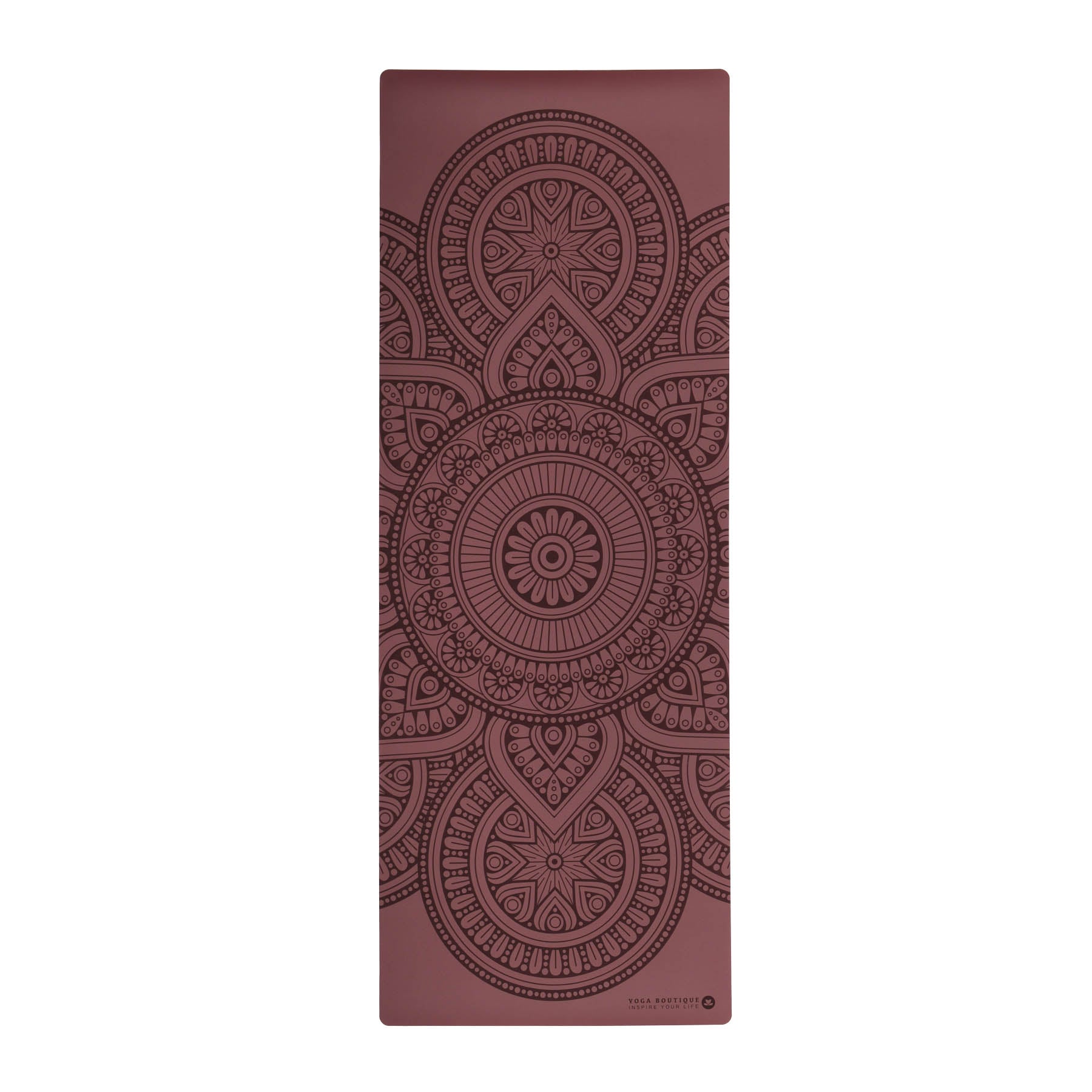 Tapis de yoga SuperGrip 2.0 Mandala tapis de yoga très antidérapant berry en caoutchouc naturel avec bonne tenue
