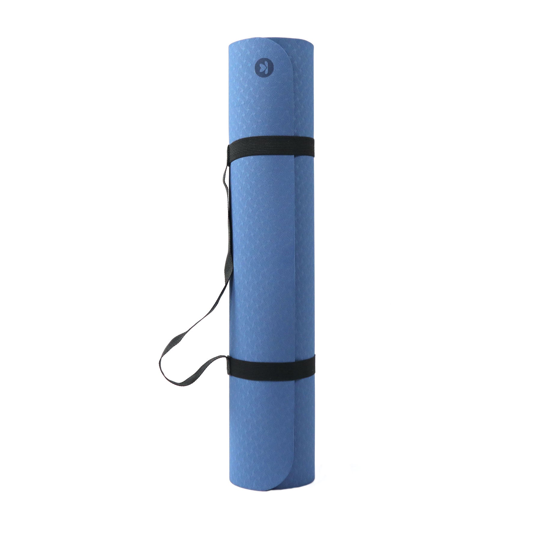 Tapis de yoga en TPE bleu marine, extra léger, sans PVC, écologique, épaisseur 6mm