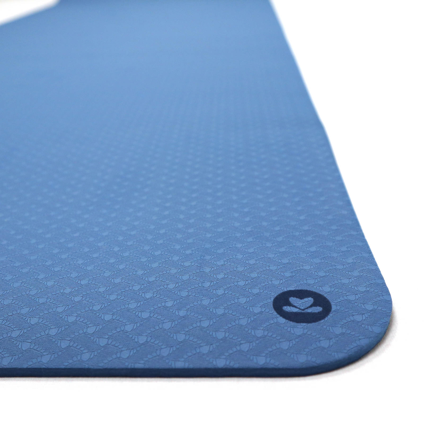 Tapis de yoga en TPE bleu marine, extra léger, sans PVC, écologique, épaisseur 6mm