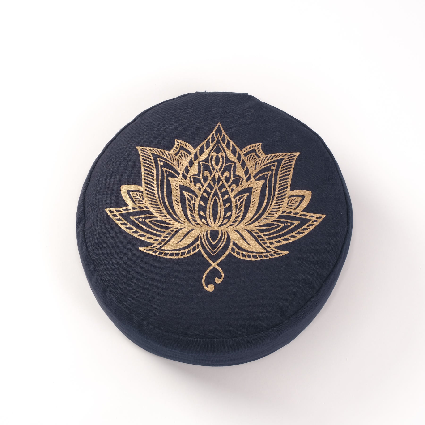 Coussin de méditation Lotus SMALL coton bio navy