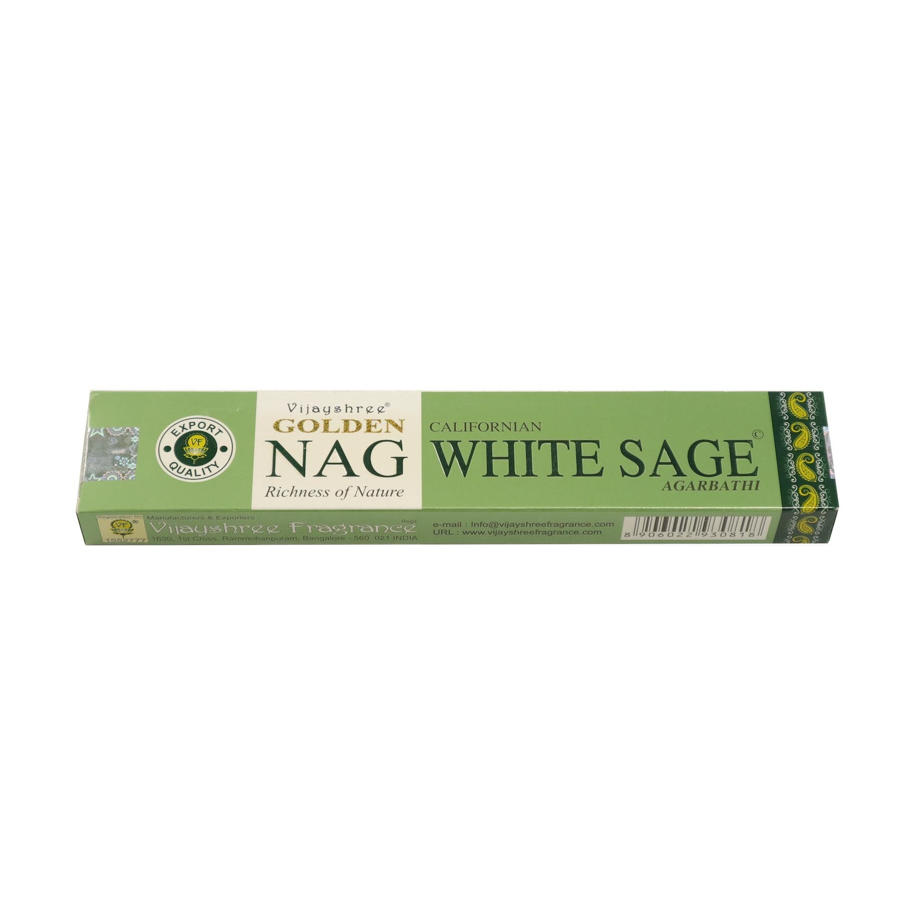 Bâtons d'encens Golden Nag White Sage