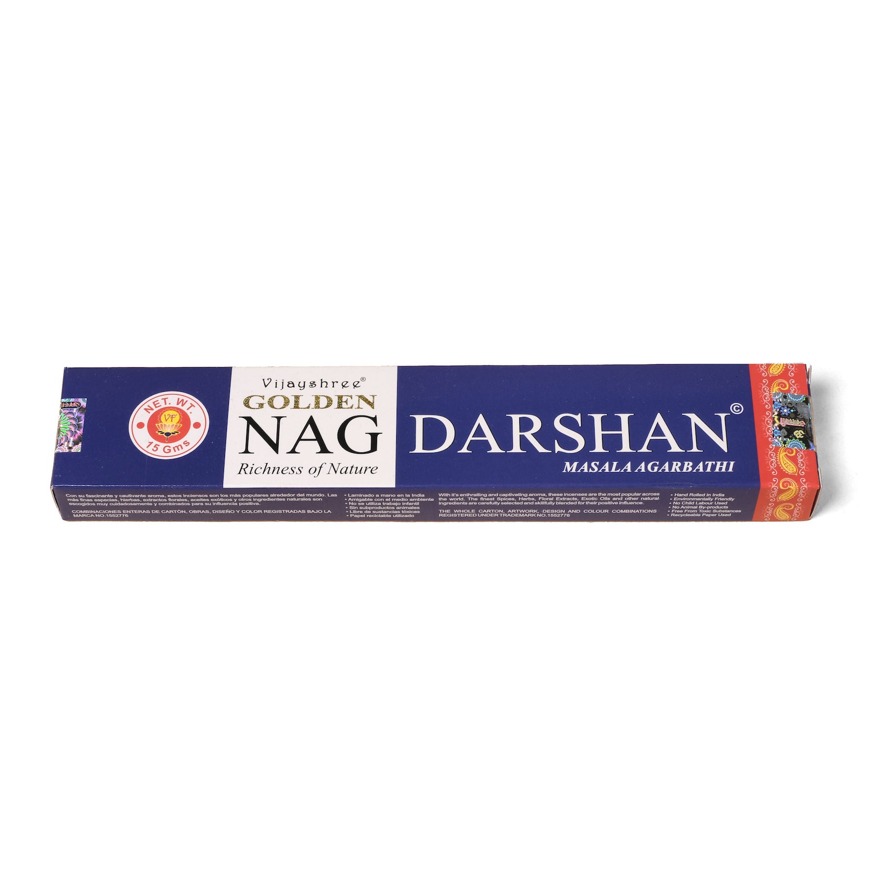 Bâtons d'encens Golden Nag Darshan