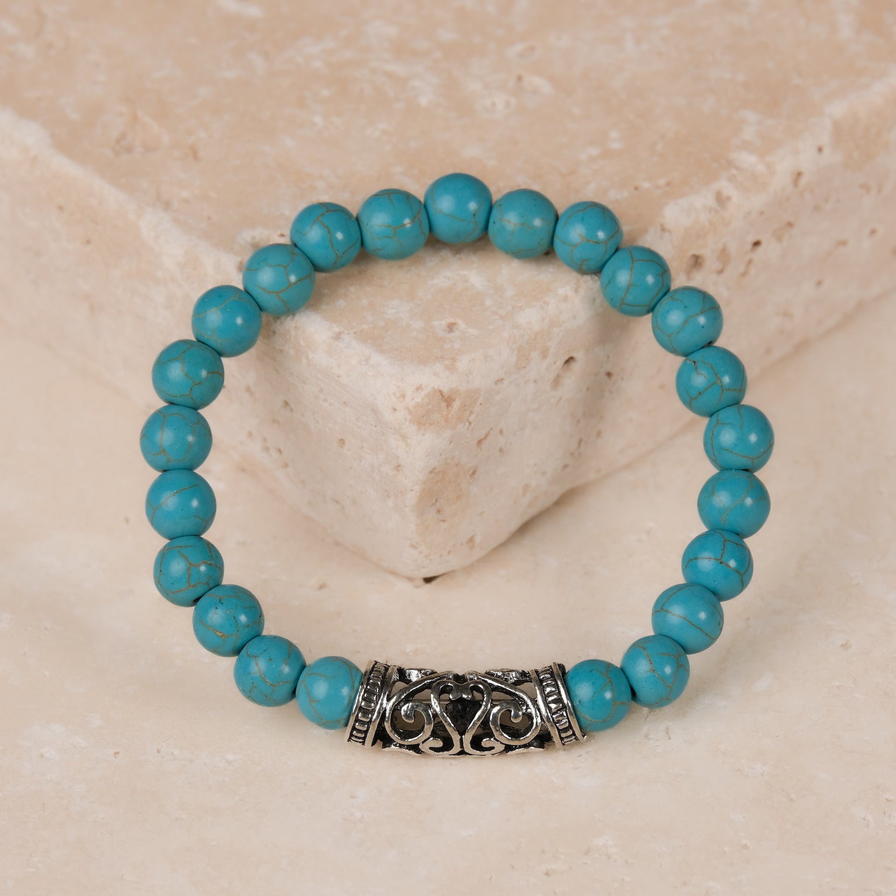 Bracelet de pierres précieuses Turquoise Celtic