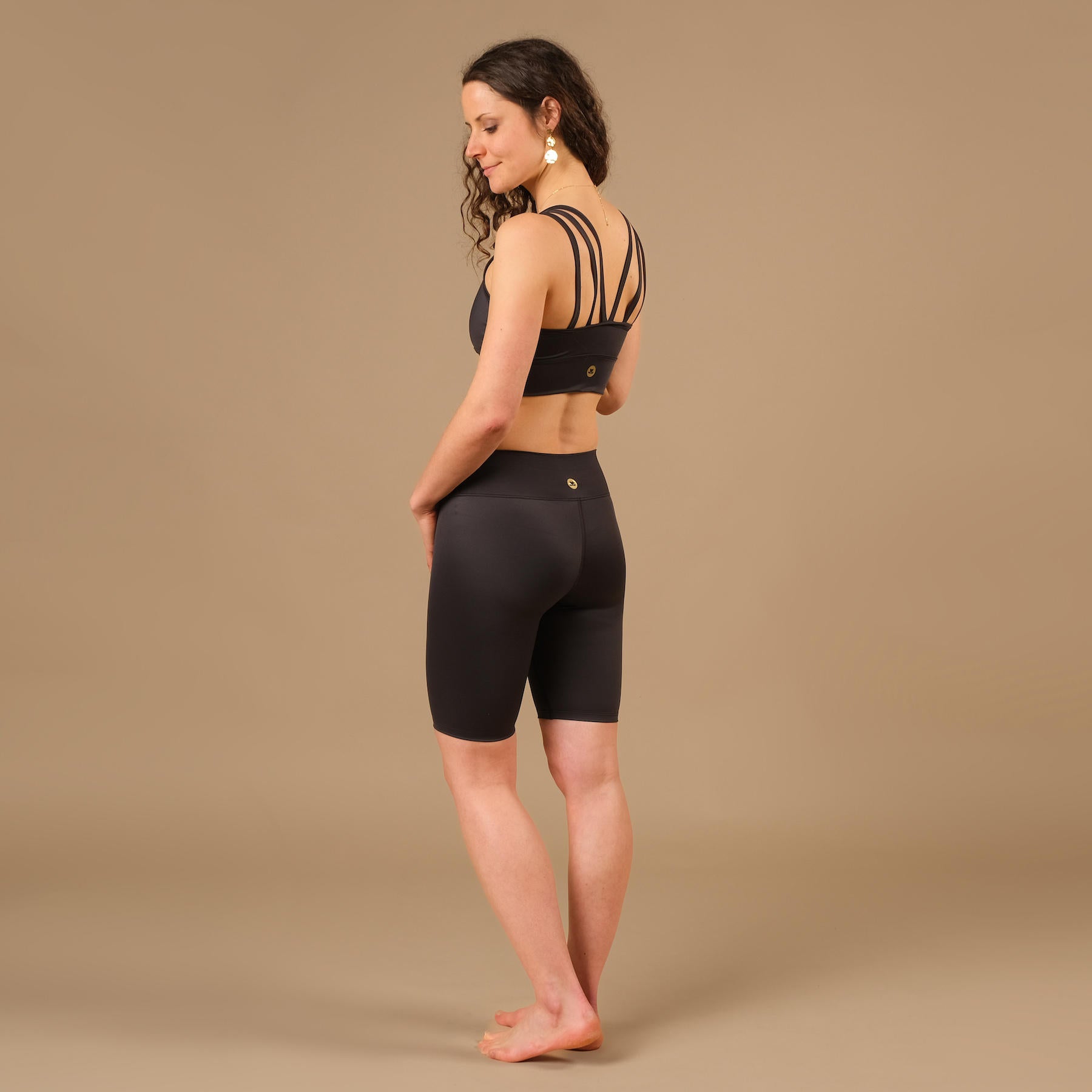 Pantalon cycliste Biker Shorts Eco Mare espresso