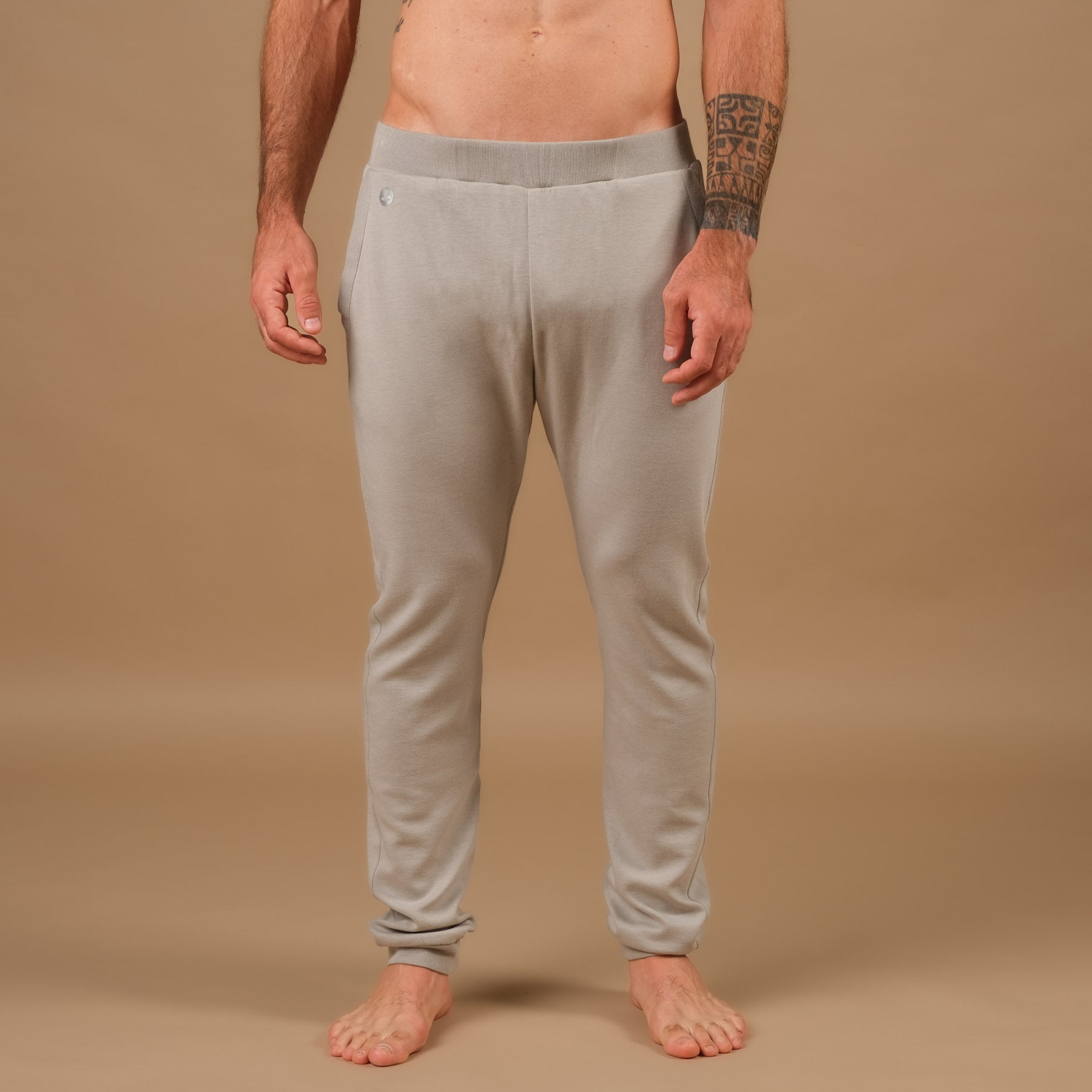 Pantalon de jogging de yoga unisexe Cosy gris