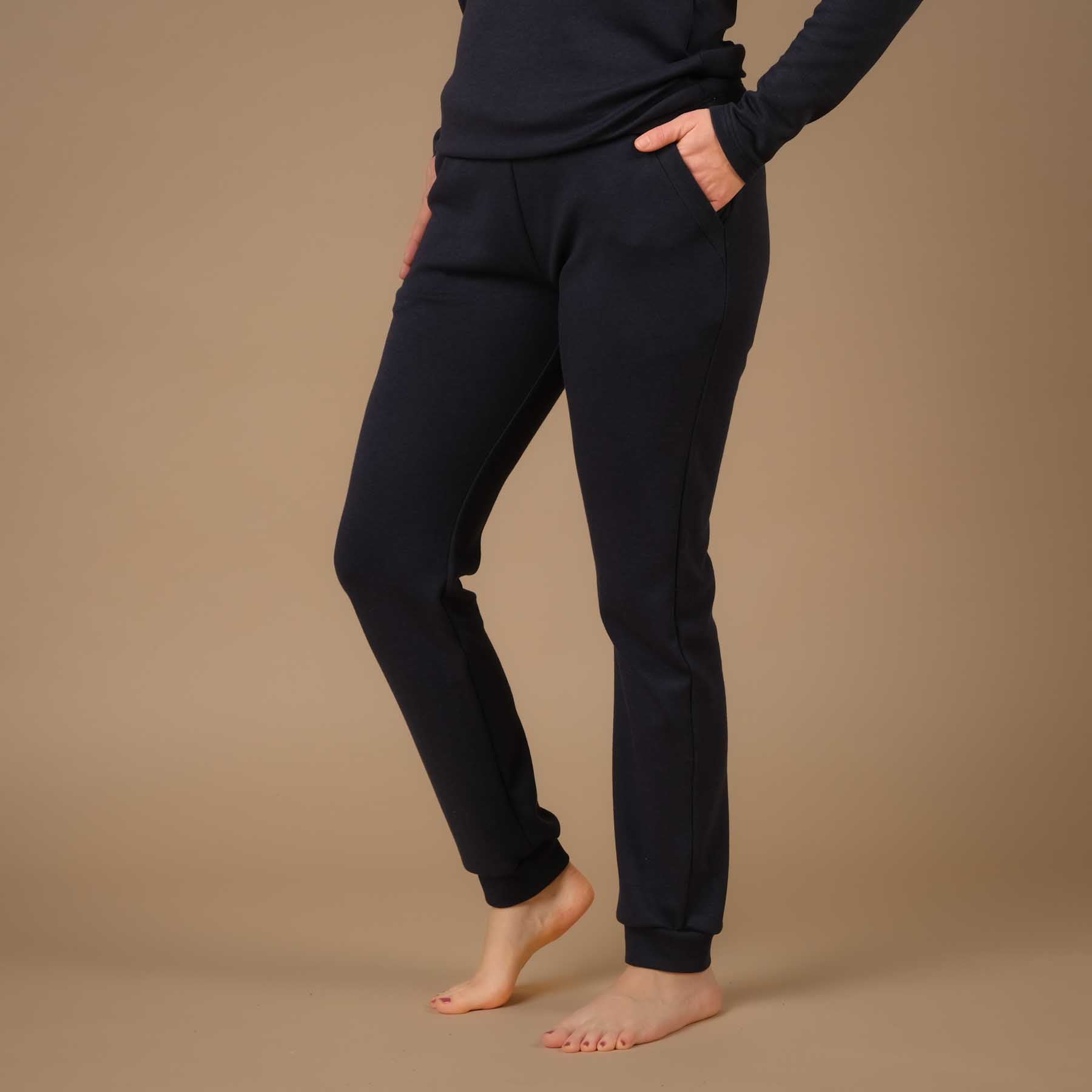 Pantalon de yoga unisexe Cosy navy