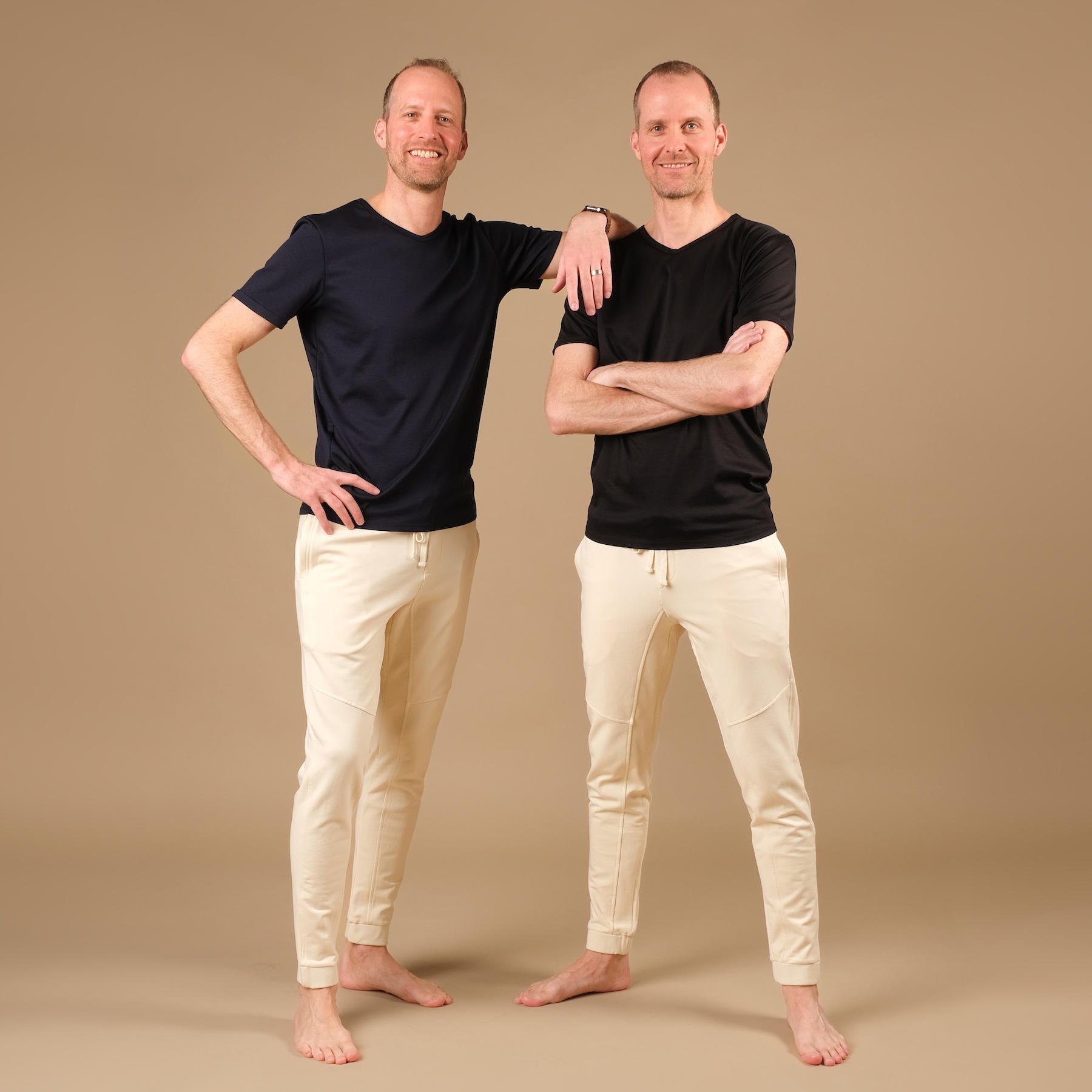 Shirt de yoga pour hommes Supima Cotton coton noir