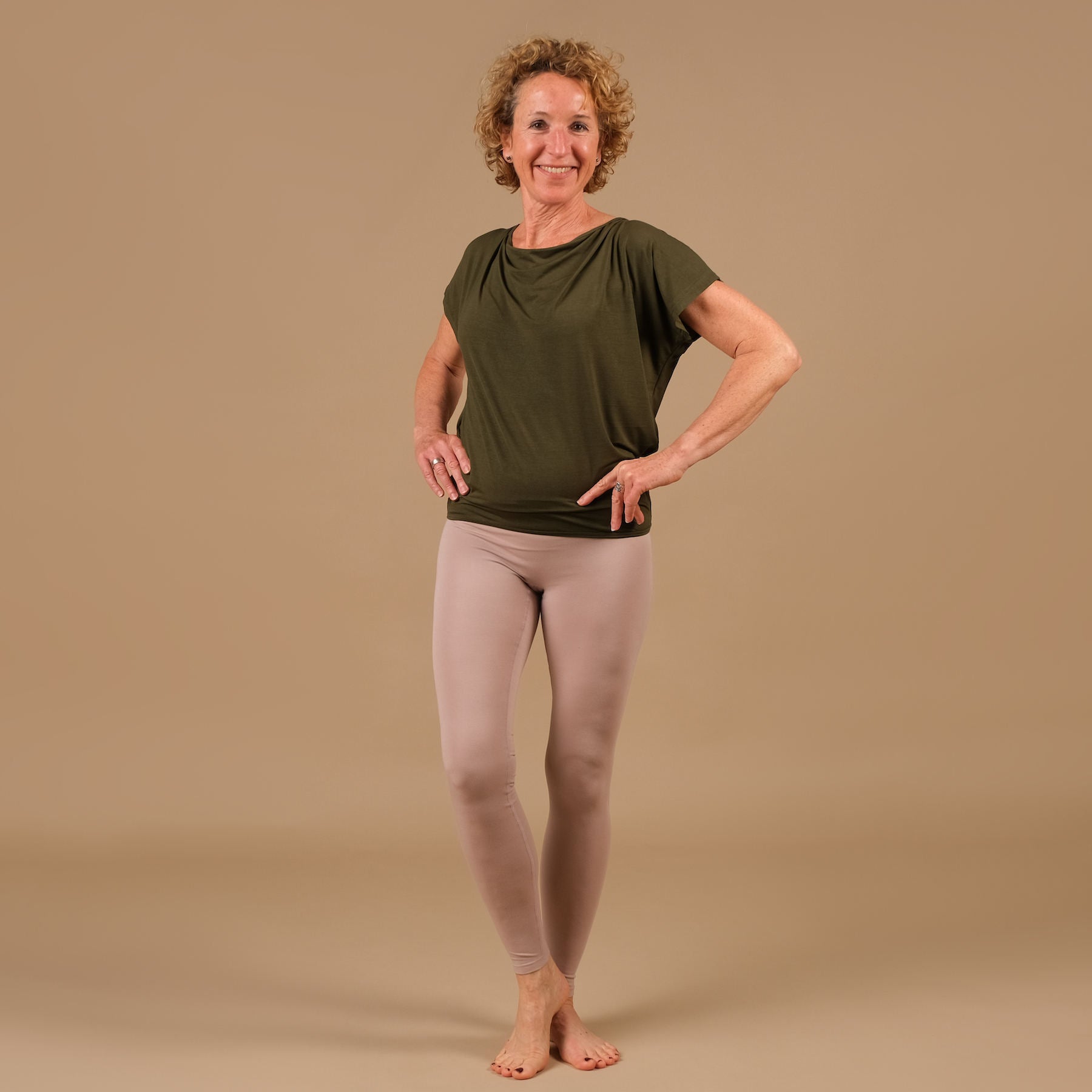 Yoga Leggings Comfy mocca, super doux, durable, fabriqué en Suisse