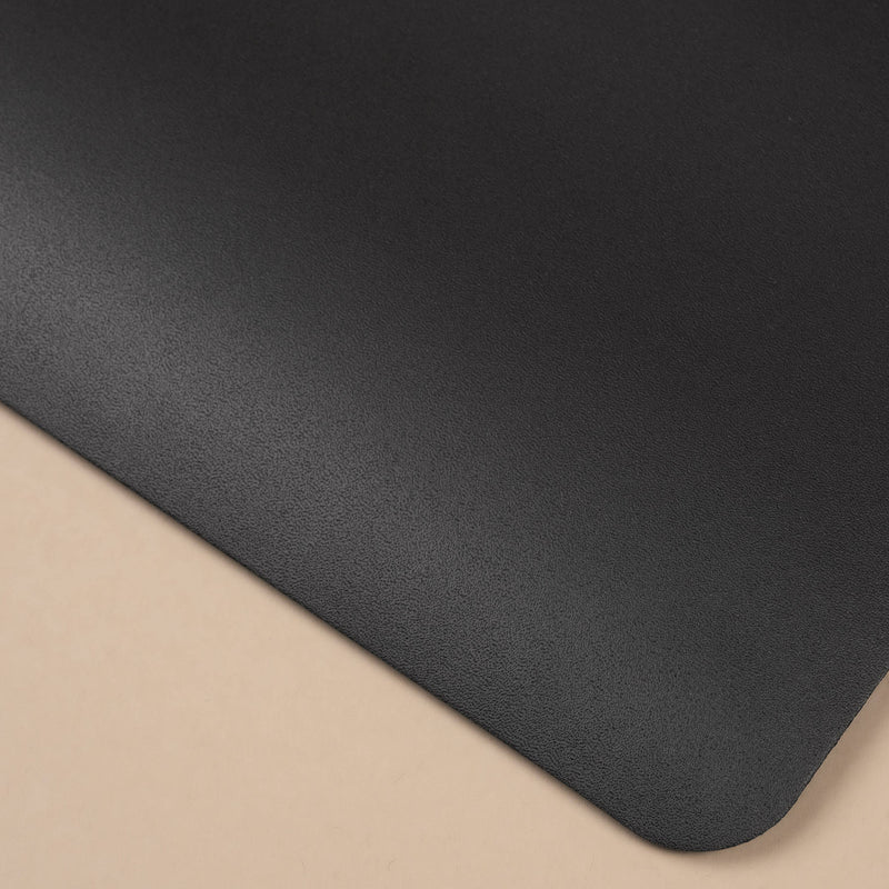 Tapis de yoga antidérapant noir 180x60cm - Centrakor