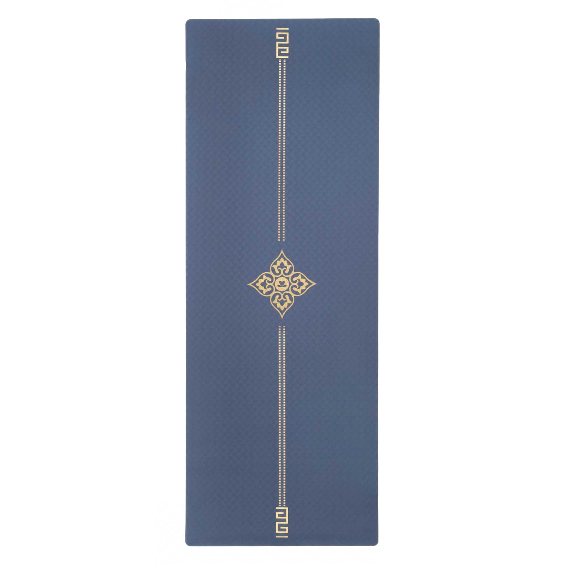 Tapis de yoga TPE gold Print bleu marine