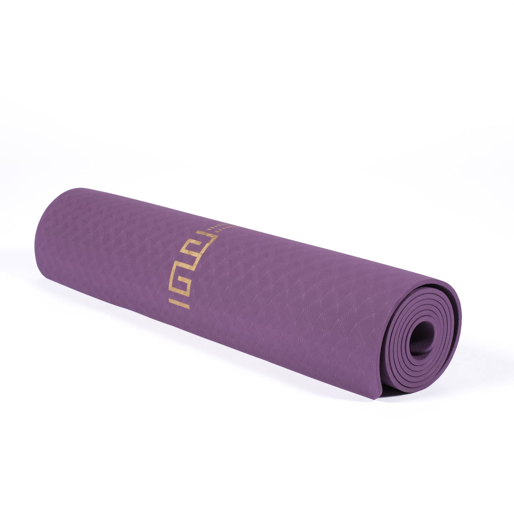 Tapis de yoga TPE gold Print violet