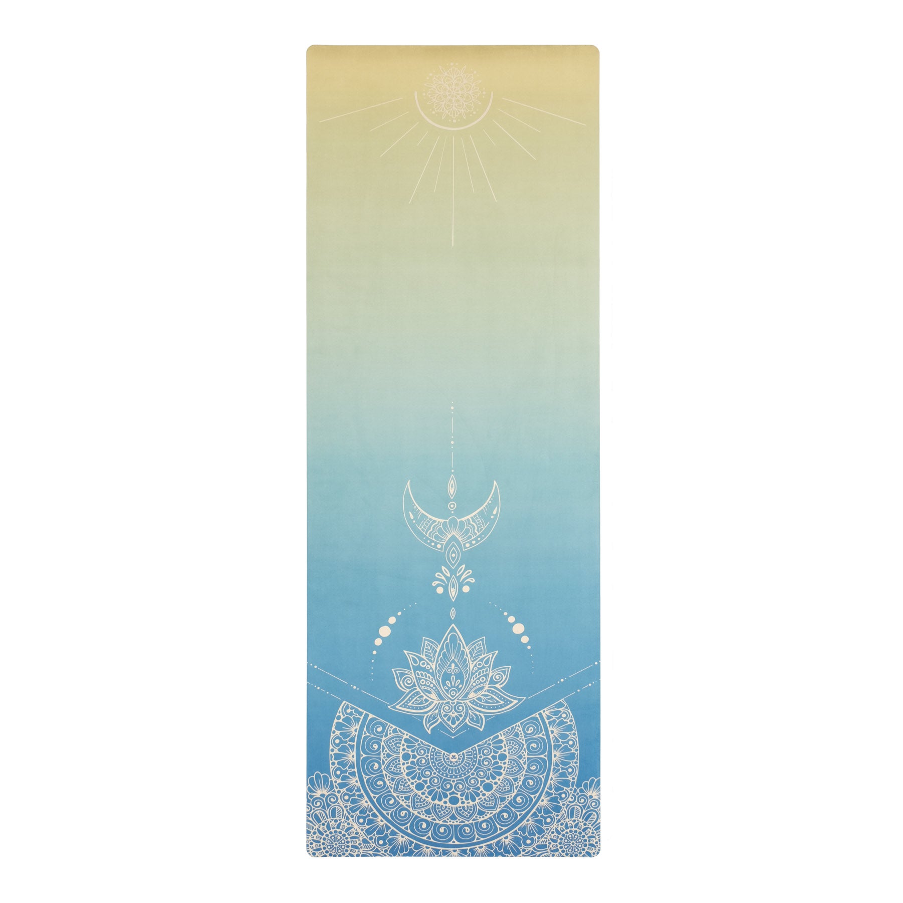 Tapis de yoga velours Mimo turquoise